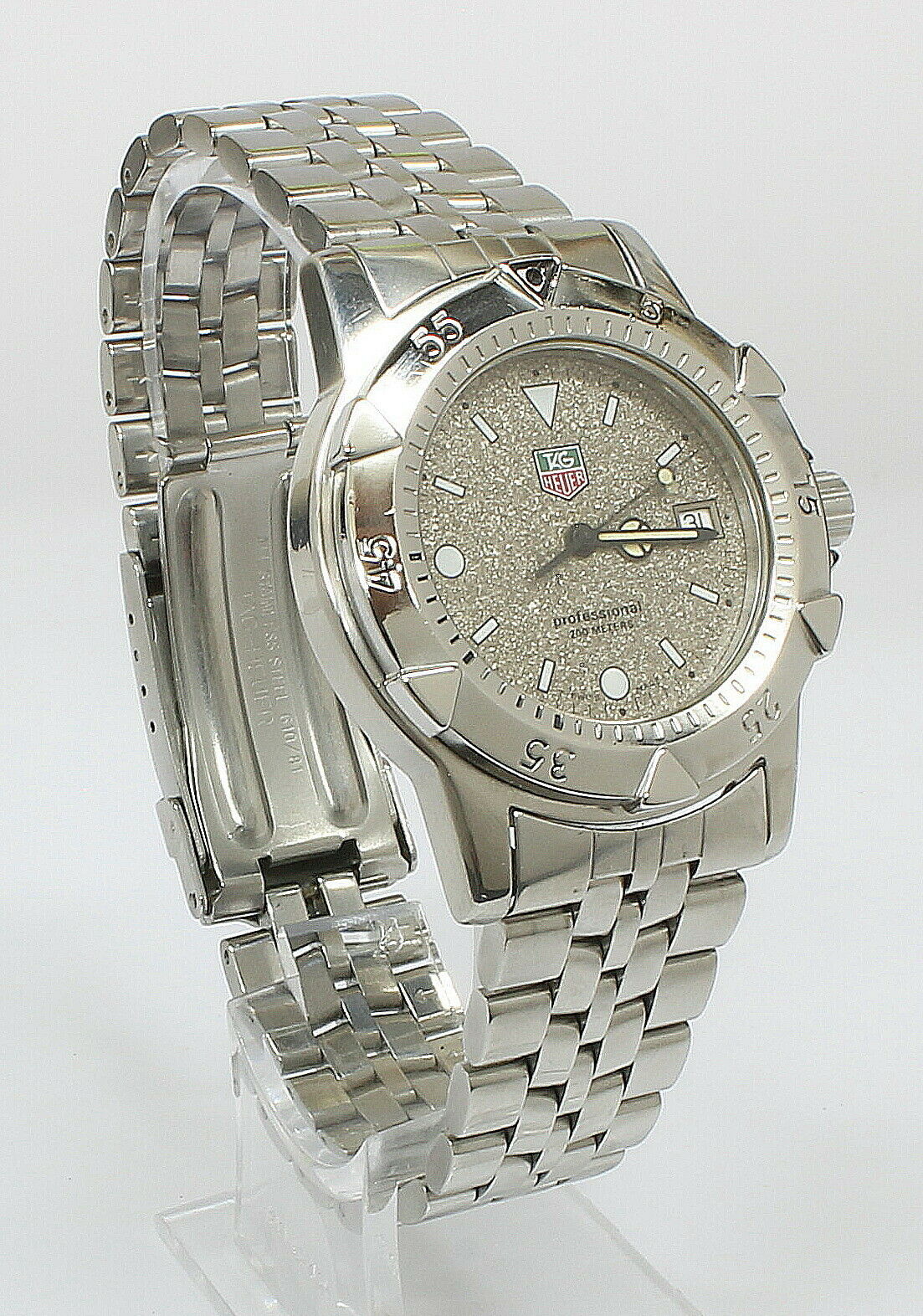 Gents Tag Heuer Professional Stainless Steel Bracelet Watch