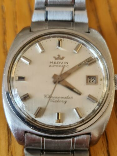 MARVIN オートマチック Vintage Marvin Automatic Chronometer Victory Mens Watch