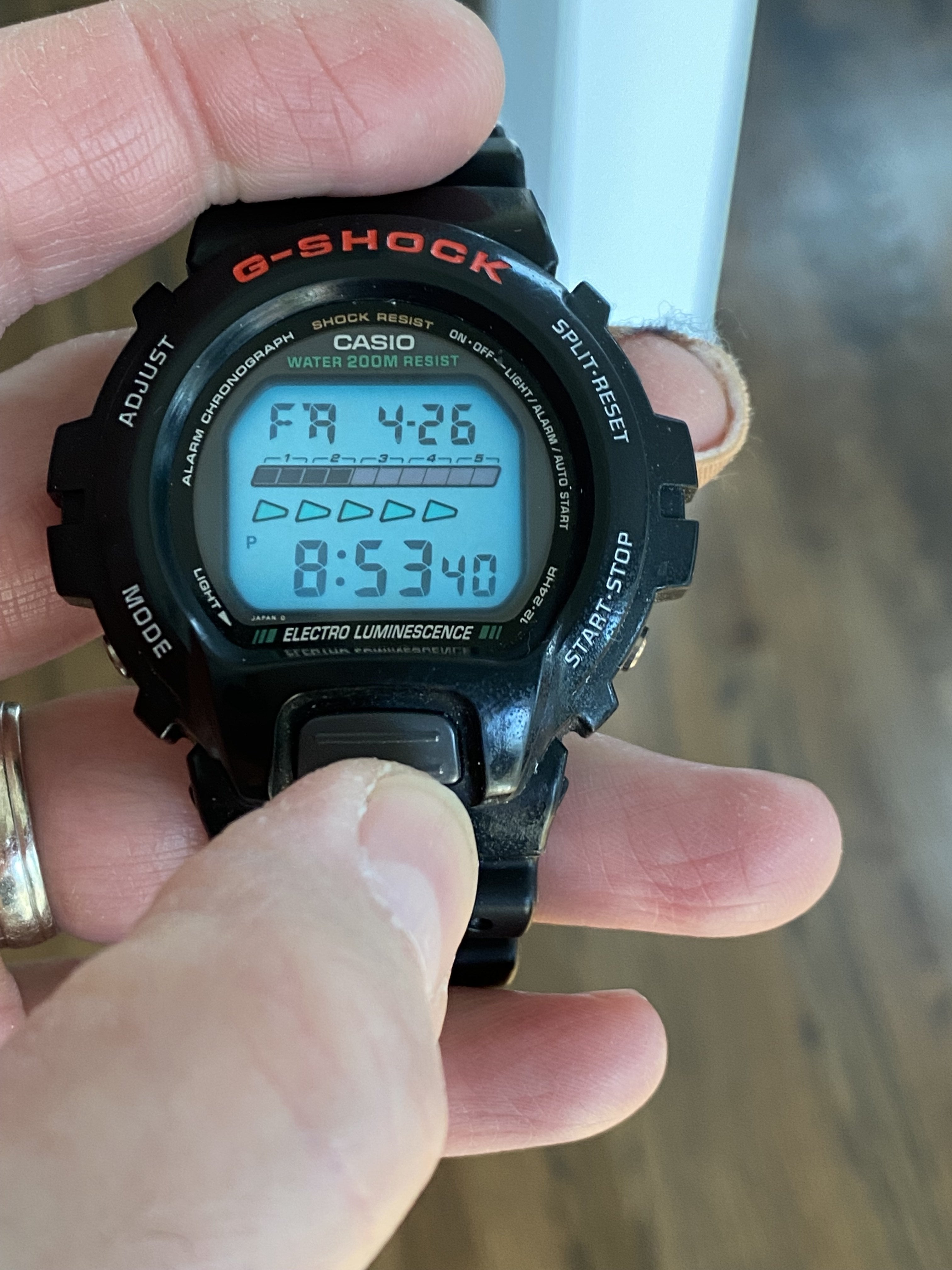 Casio G-Shock DW-6600 rare no G backlight model | WatchCharts