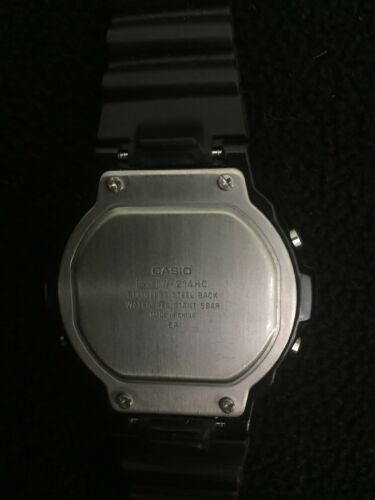 Casio W214H-1AV Wrist Watch illuminator Sport Digital,chronograph