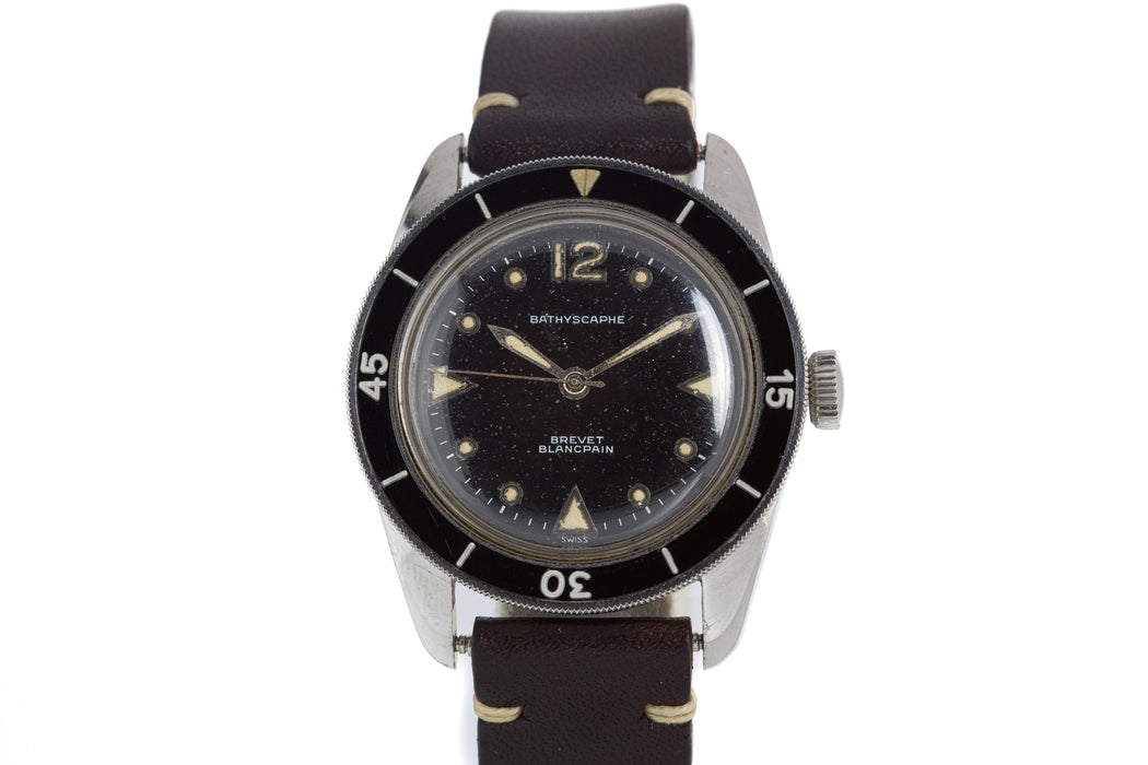 FS 1960 s Blancpain Brevet Bathyscaphe 34.5mm Manual Wind