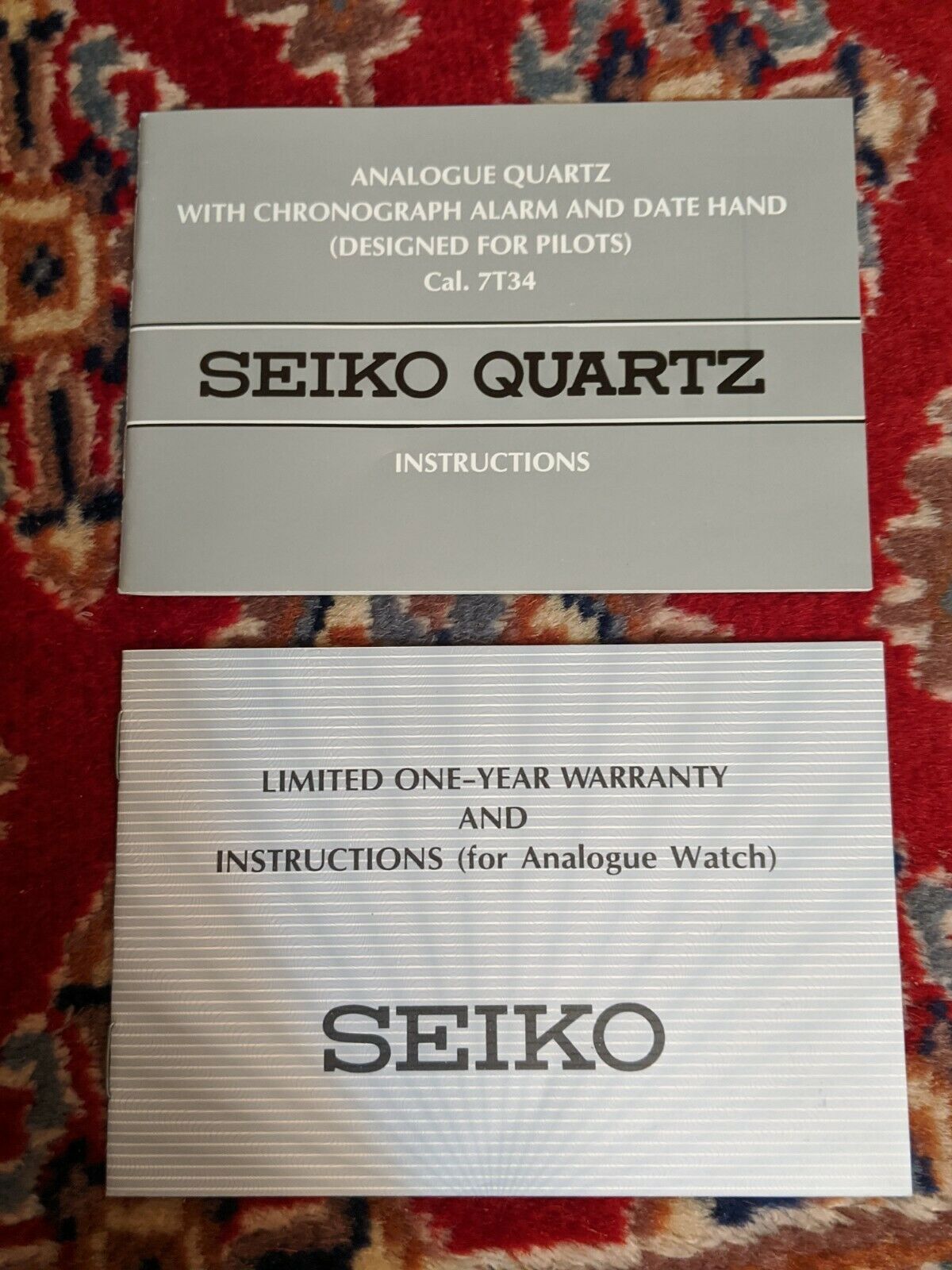 Vintage SEIKO 7T34-6A09 Flightmaster Chrono. Mens Watch Manual Orig Box  Case | WatchCharts