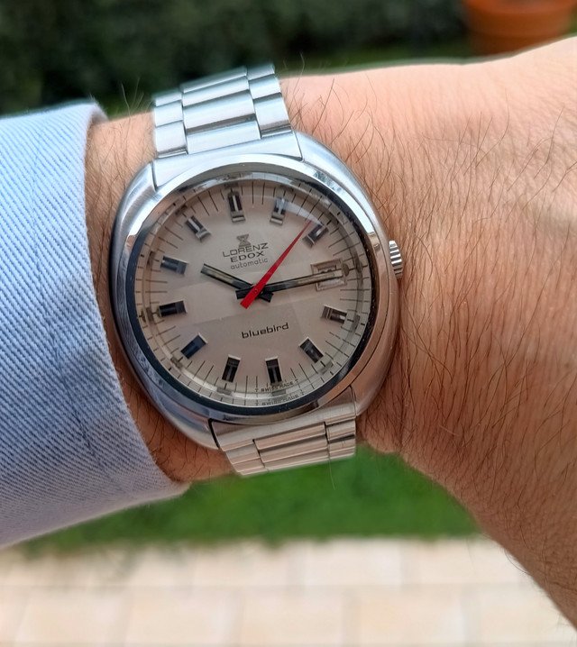 €280 EUR] Cool vintage '70 Edox Bluebird with original