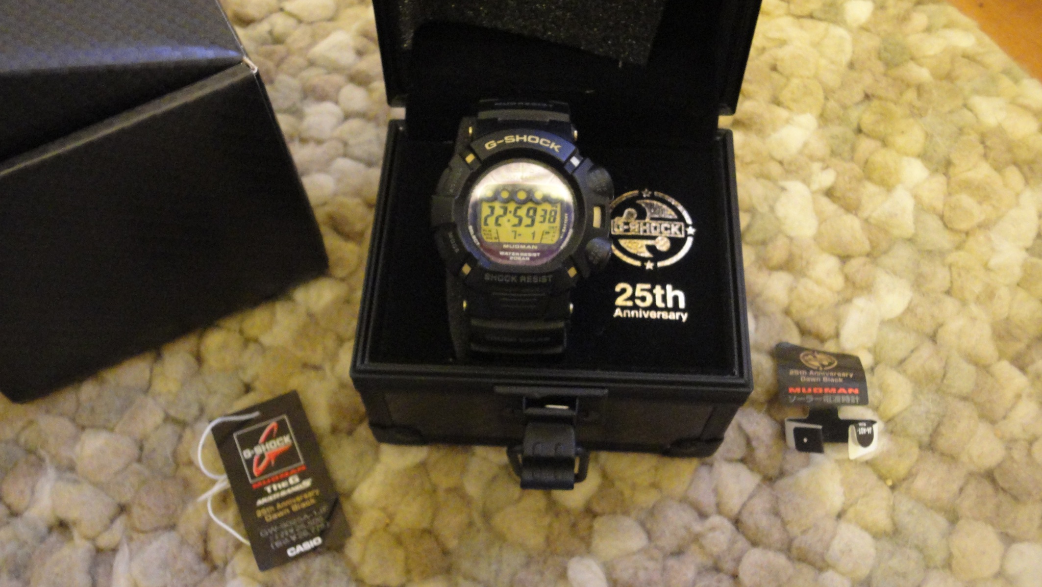 *REDUCED* G-Shock Dawn Black Mudman GW-9025A-1JF 25th