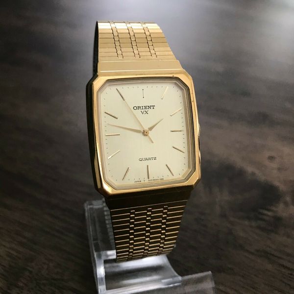 Vintage Orient VX Analog Quartz Watch Gold Tone Made in Japan with Original Band WatchCharts Marketplace