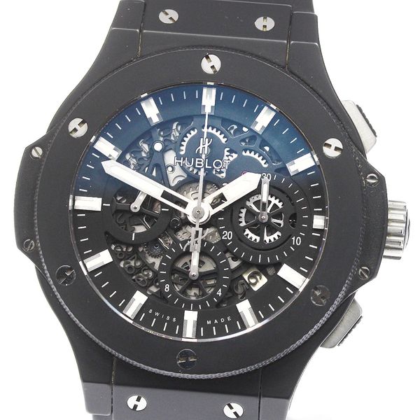 With belt translation ☆ With warranty card [HUBLOT] Hublot Aerovan