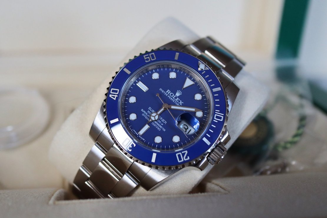 Rolex submariner discount smurf for sale