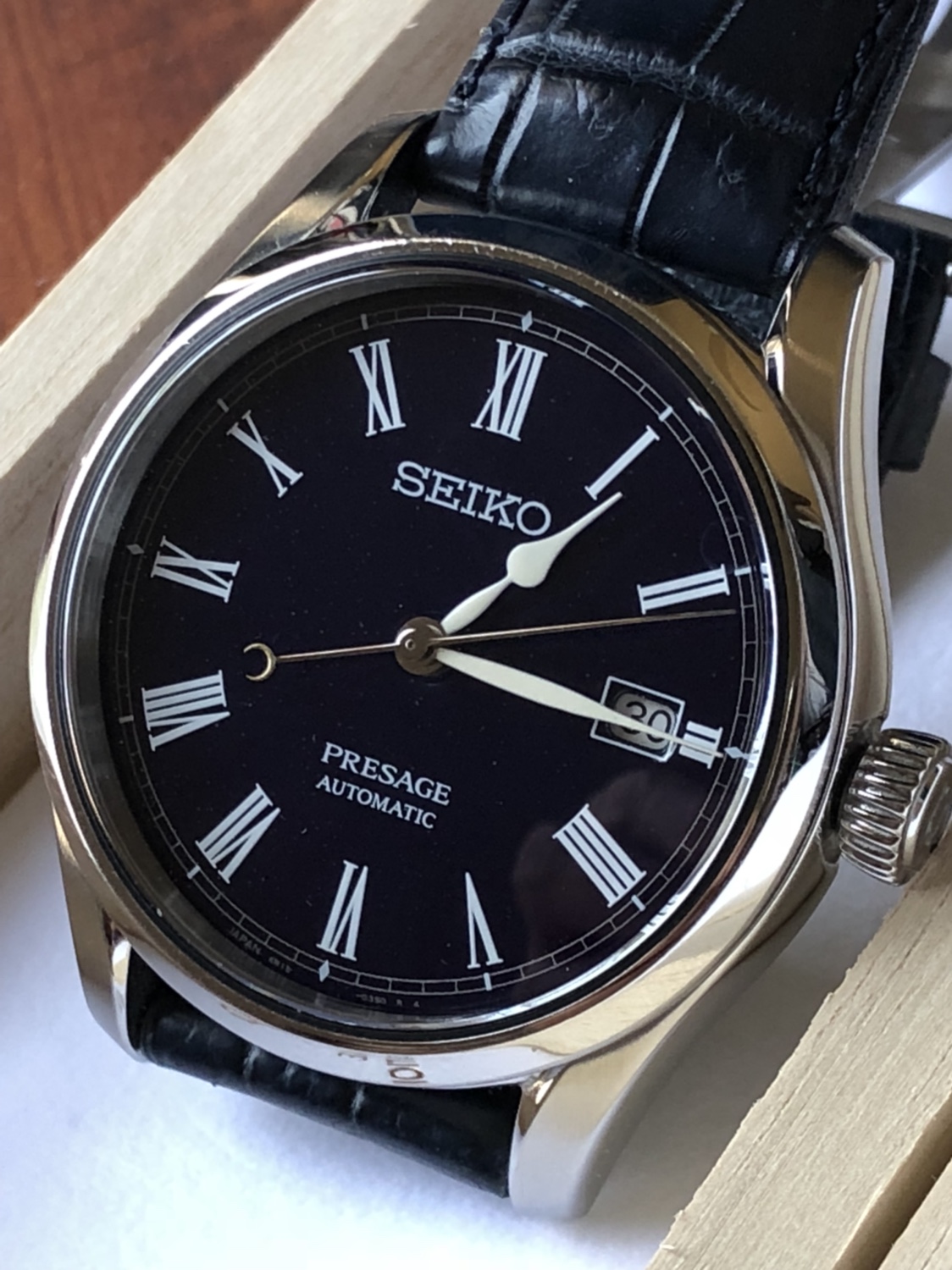 Seiko Presage Blue Enamel Limited Edition Automatic Spb069 Beautiful ...