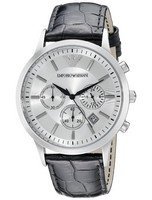 FS Emporio Armani Classic Chronograph Silver Dial AR2432 Men s