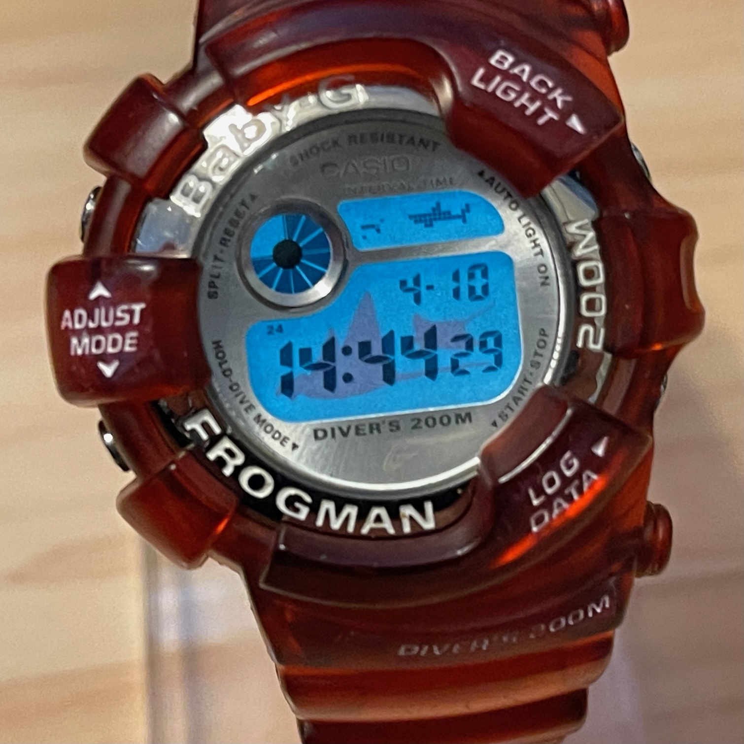 WTS] Casio G-Shock Baby-G Frogman Candy Apple Red WCCS BGW-100WC