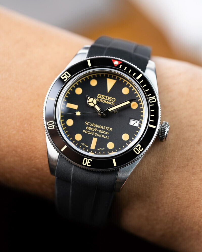 Seiko 'Scuba master 58' mod black BB58 NH35 automatic 39mm bay