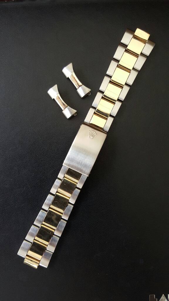 FS Rolex Two tone Folded Oyster Bracelet 7836 14K WatchCharts