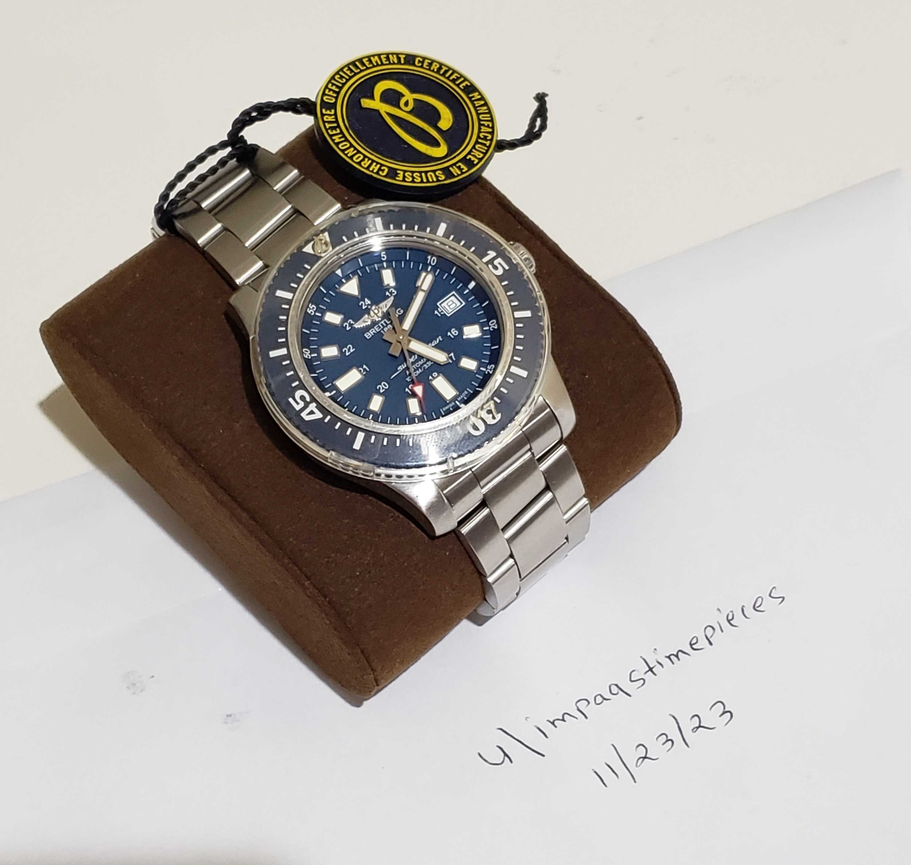 Breitling superocean discount 44 special blue