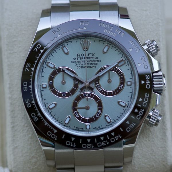 FS: Rolex Cosmograph Daytona 116506 Platinum Ice Blue Dial/Chocolate ...