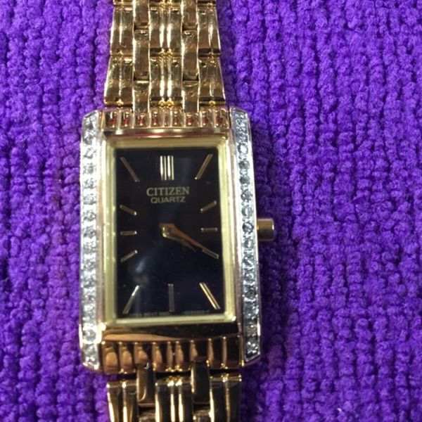 CITIZEN 5920S063671 Stainless Steel Women's Quartz 17x20mm Watch New