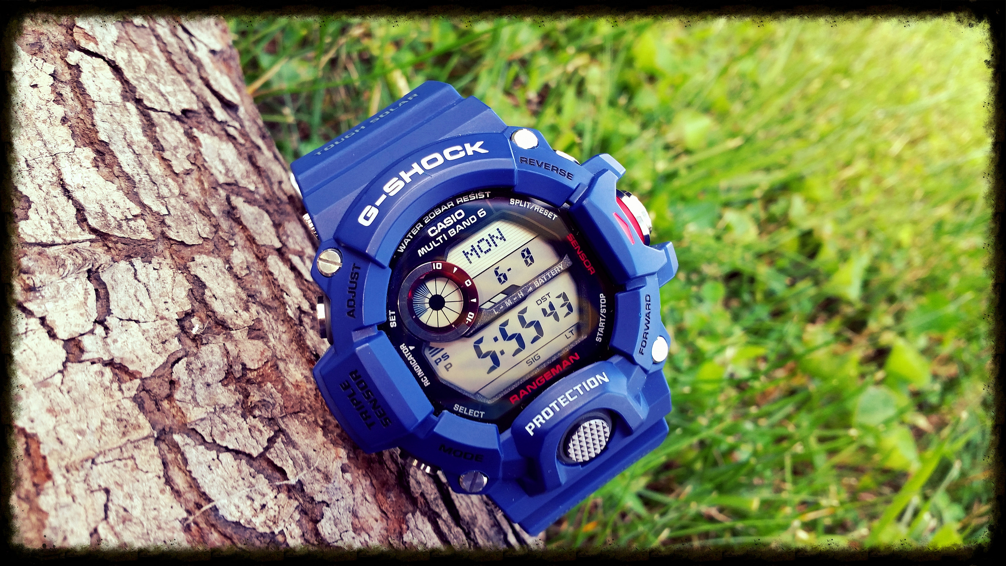 FS: Positive Display NAVY BLUE RANGEMAN GW-9400 GW-9400NV Man in