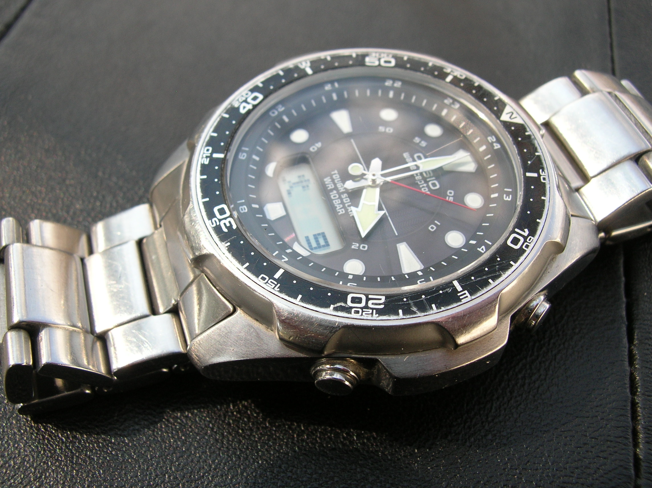 Casio solar hot sale diver