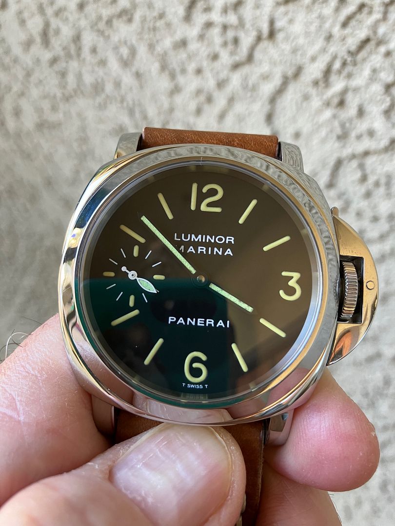 FSOT Panerai PAM001A Luminor Marina Tritium Dial WatchCharts