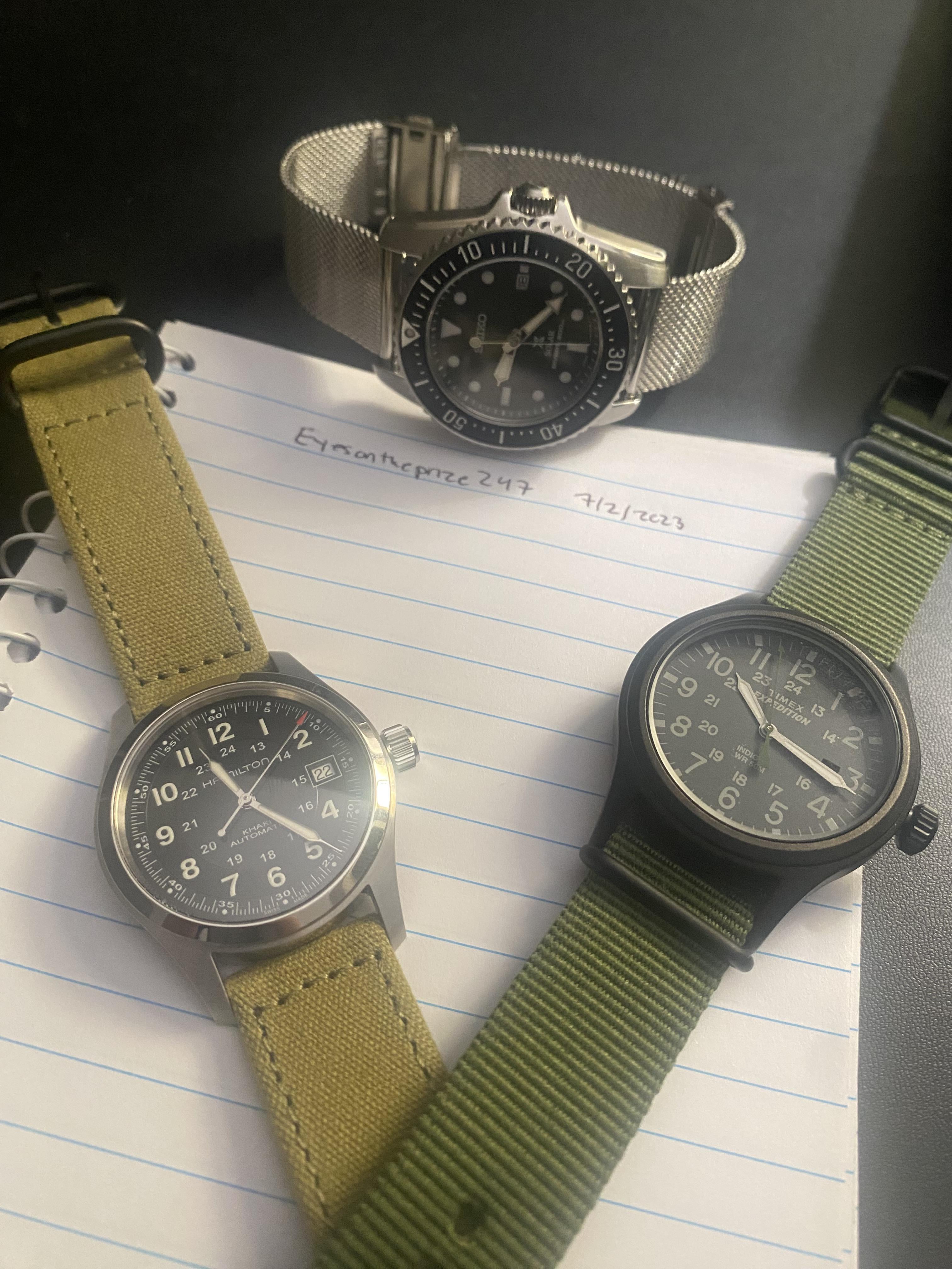 Timex khaki hotsell