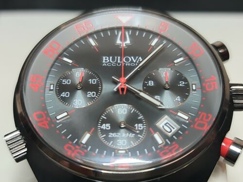 Bulova 98B252 Accutron II 262kHz Lobster Chronograph Men s Watch WatchCharts