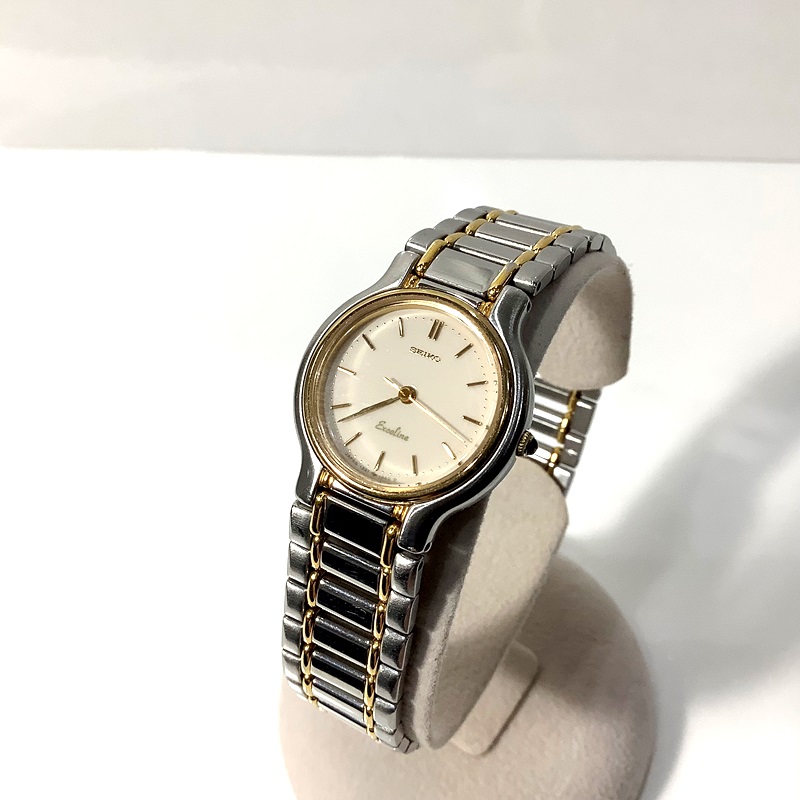 Seiko (SEIKO) Exceline 1221-0190 quartz combination color watch