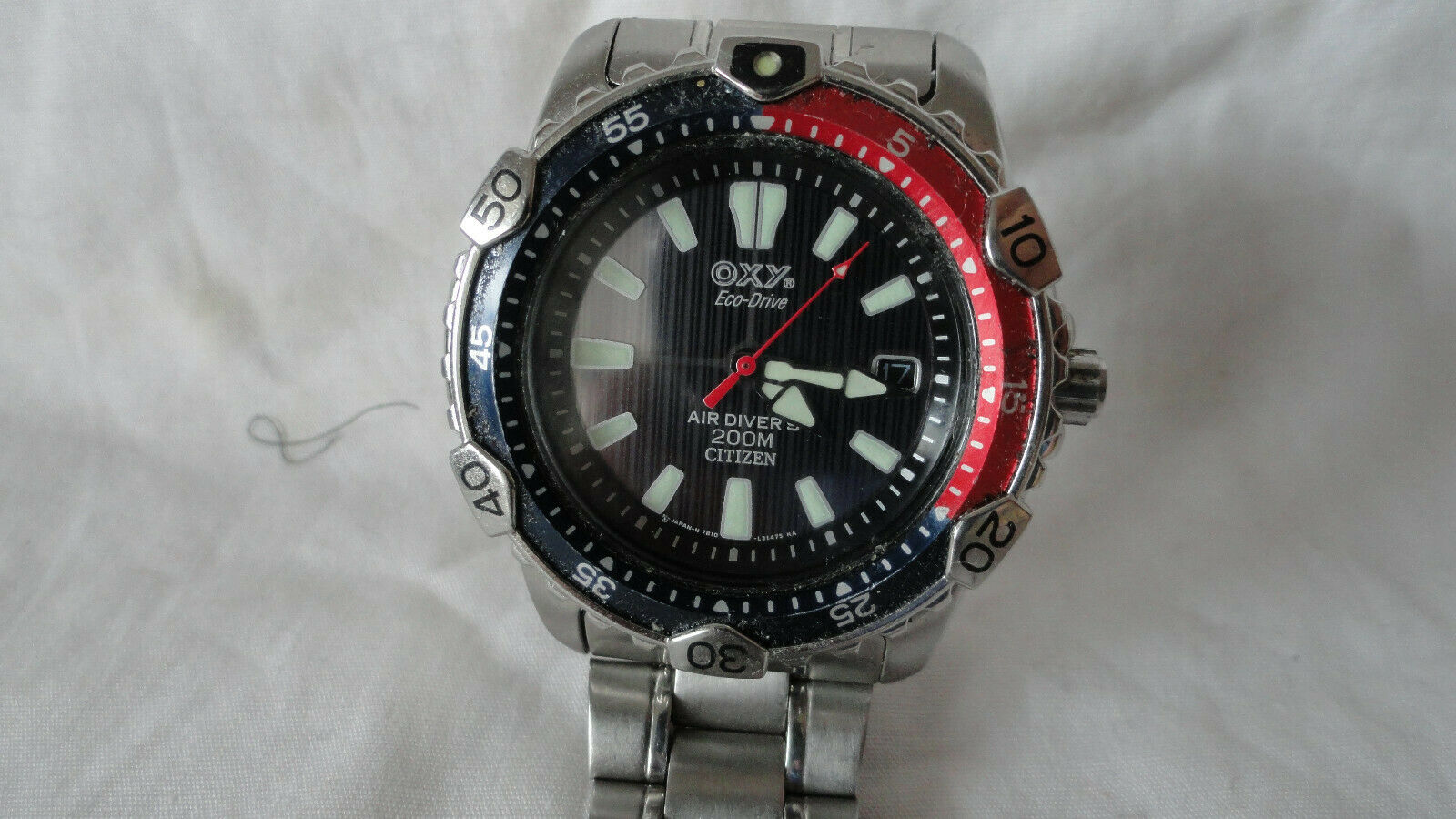 CITIZEN ECO DRIVE OXY AIR DIVER 200M MEN WATCHES 7872 - L15413 Y