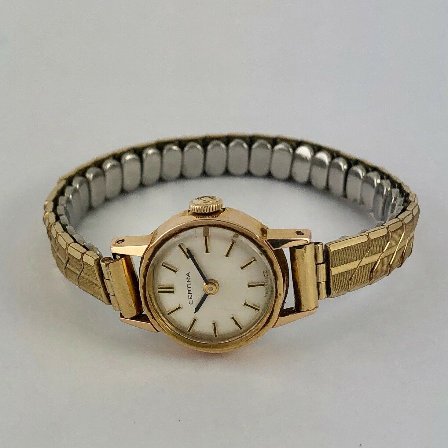 VINTAGE CERTINA SWISS Ladies Womens mechanical selling Watch gold tone rare!