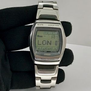 Vintage Casio BZX-100 Digital BIZX Touch Screen World Time