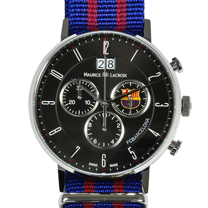 Maurice Lacroix FC Barcelona EL1088 SS002 320 Quartz Chronograph