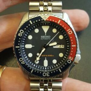 Seiko Automatic Diver 7S26-0028 PEPSI BEZEL Stainless Link Bracelet NICE!!  | WatchCharts