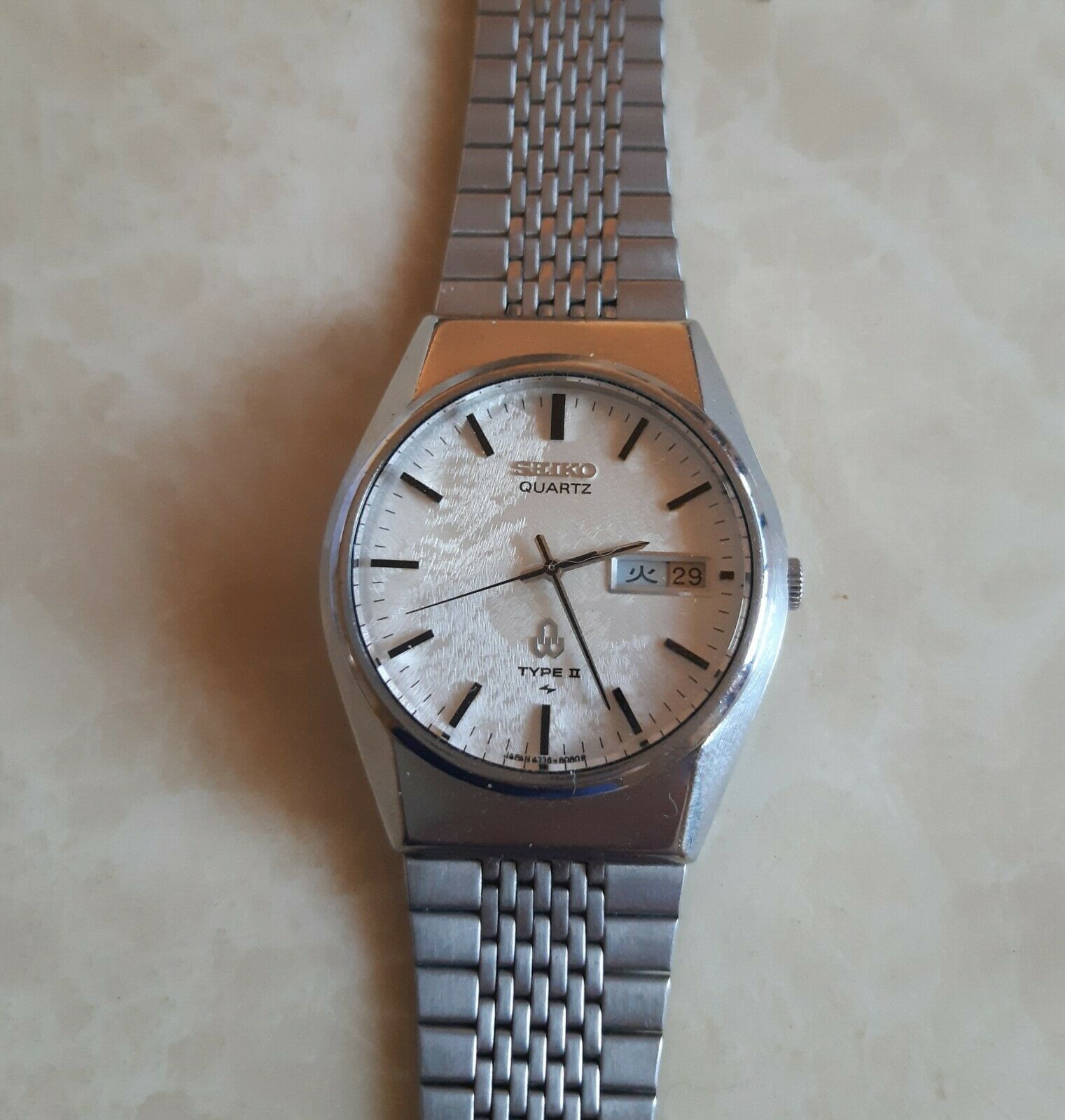 SEIKO TYPE II 4336-8000 1977メンズクォーツウォッチ