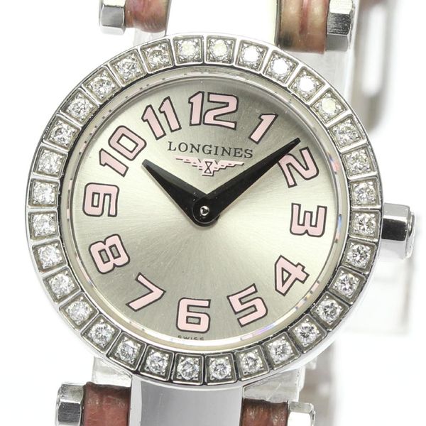 [LONGINES] Longines Dolce Vita Diamond Bezel L5.174.0 Quartz Ladies