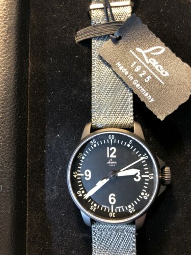 New LACO BELL X-1 Pilot watch Type C Automatic 42mm 861907