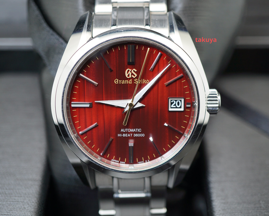 Særlig Maestro Mælkehvid FSOT:Grand Seiko SBGH269 DEEP RED DIAL AUTOMATIC HI-BEAT LIMITED EDITION  FULL SET | WatchCharts