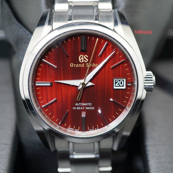 FSOT:Grand Seiko SBGH269 DEEP RED DIAL AUTOMATIC HI-BEAT LIMITED EDITION  FULL SET | WatchCharts