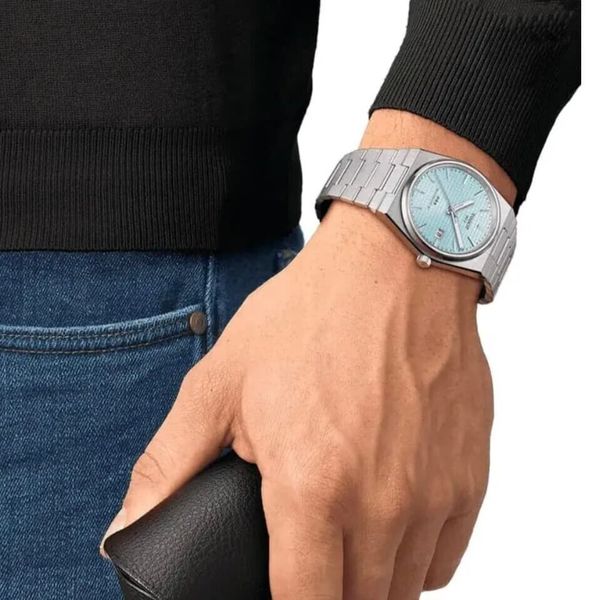 Prx Cbf Tissot PRX Powermatic 80 Automatic Ice blue Watch T137.207.11.091.01 ...