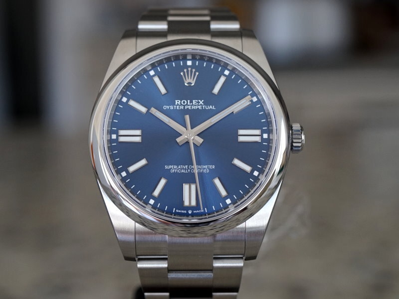 Fs Rolex Oyster Perpetual Ref 41mm Blue Dial Watchcharts