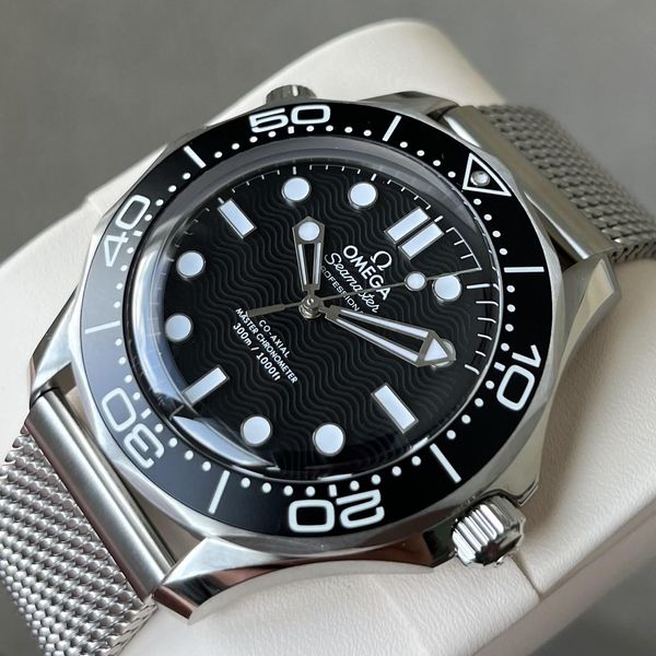 [WTS][US] Omega Seamaster SMP300 - New Black Dial + Mesh Bracelet - 210 ...