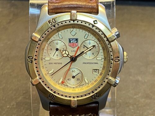 TAG HEUER Professional 200M Quartz Chronograph CE1124 For Repair