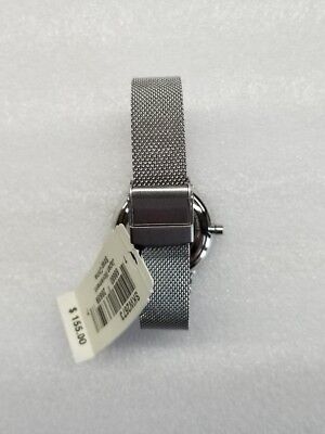 SKAGEN ANITA BLACK MARBLE DIAL MESH STAINLESS STEEL LADIES WATCH