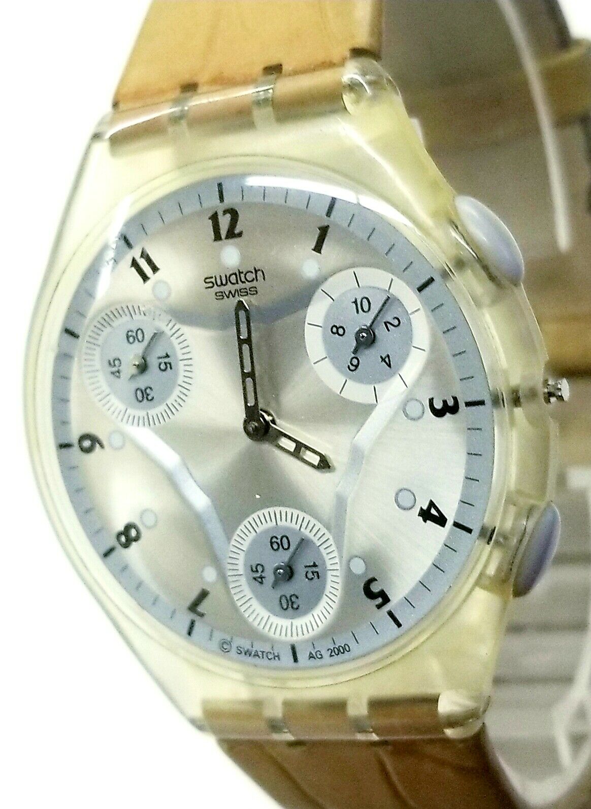 RARE,UNIQUE SWISS Chronograph Watch SWATCH AG 2000 | WatchCharts