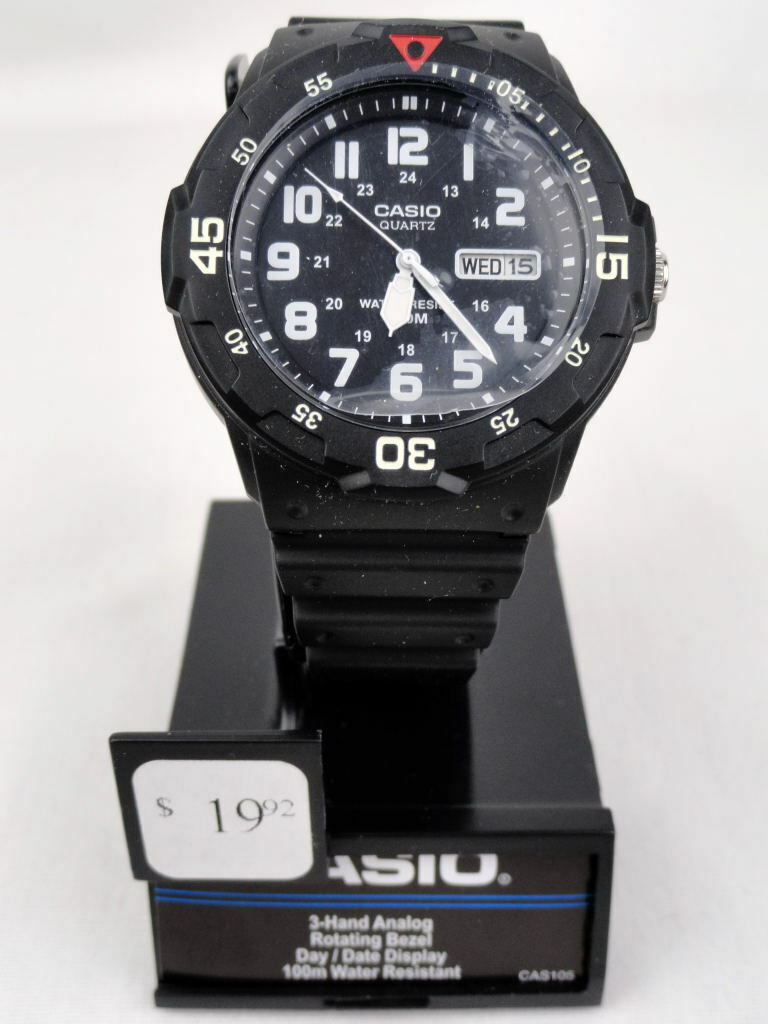 Casio Men's Watch Black 3 hand analog 
