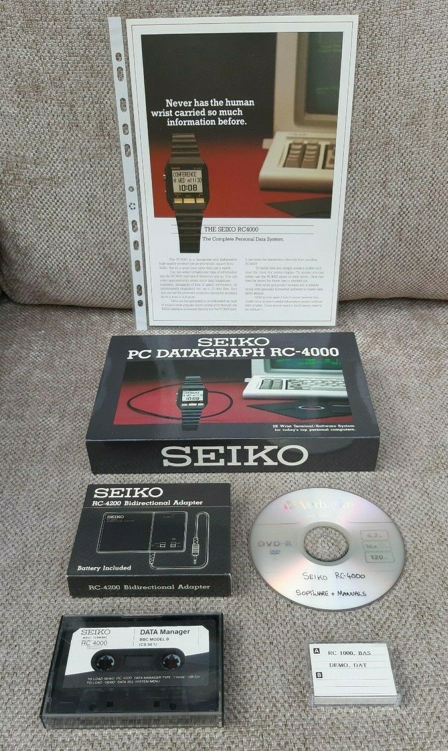 SEIKO RC-4000 PC-Datagraph - VERY RARE Vintage Computer