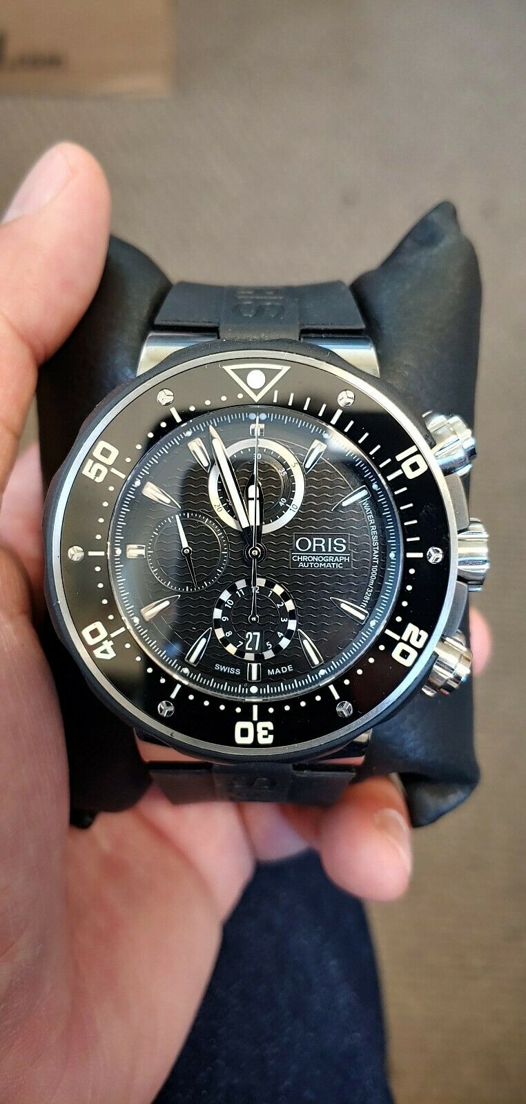 Oris ProDiver Titanium Chronograph Watch 674 7630 71 54 RS