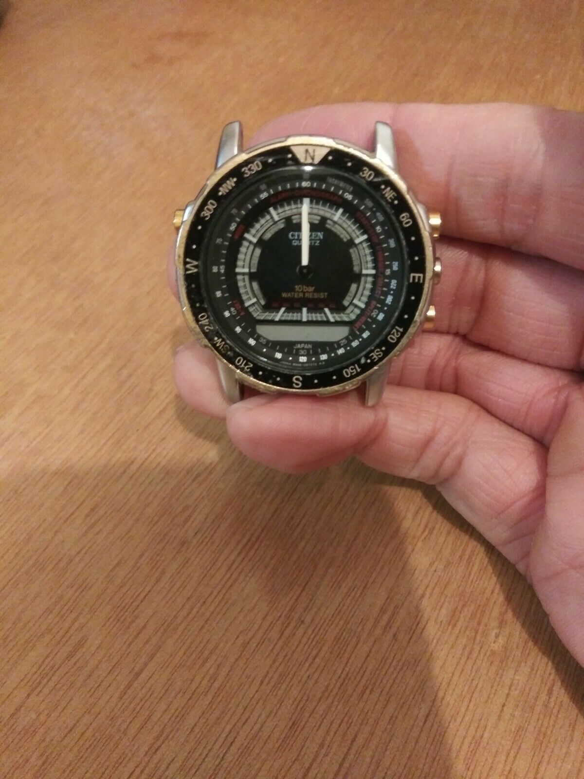 Citizen 8948-088344 Alarm Chronograph Men's For Parts Watch