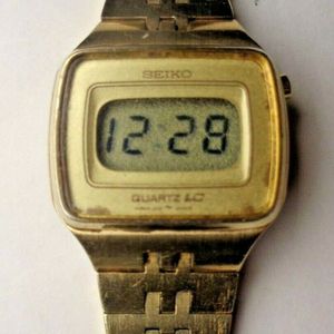 RARE Vintage Seiko Gold tone Ladies Women Wristwatch Working Watch Digital  Lcd | WatchCharts