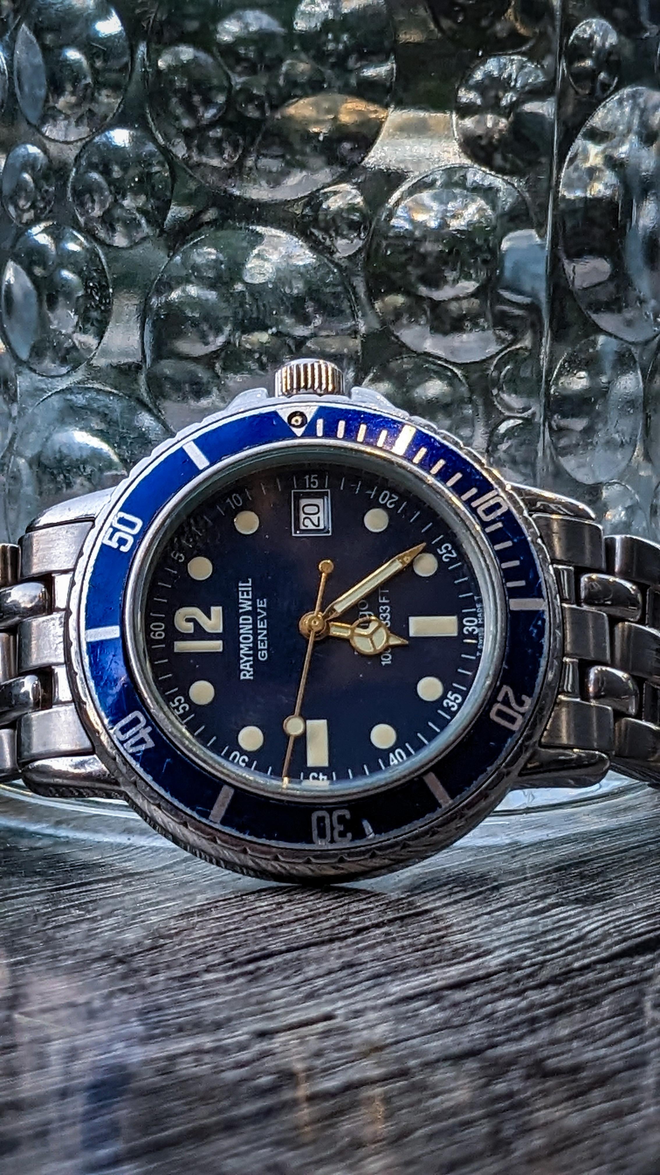 Raymond veil時計 Rare raymond weil mens watch Tango Quartz two tone gold 5563