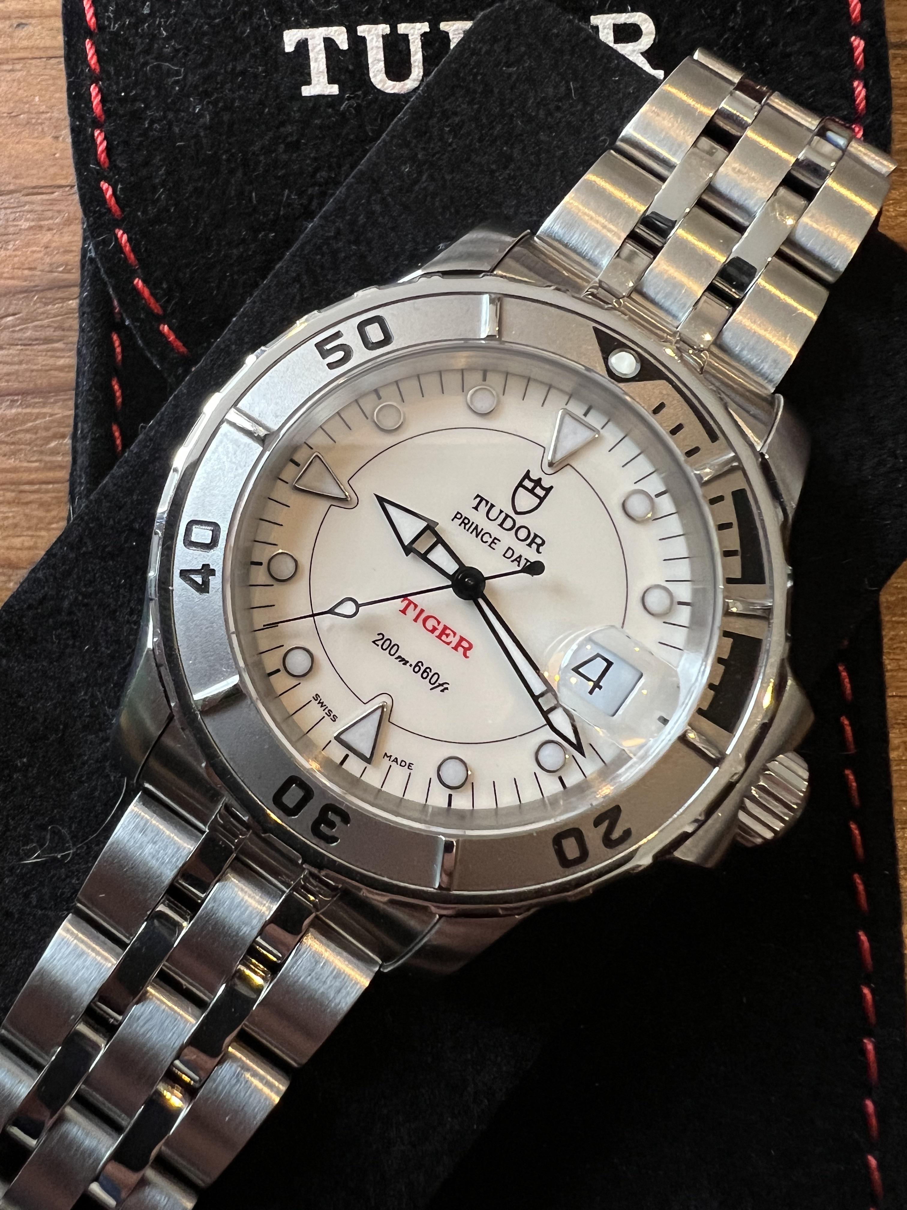 WTS] Tudor Hydronaut 89190 White Ivory Tiger Dial Fully Serviced