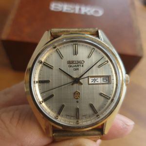 WTS] Seiko Quartz QR w gold linen dial | WatchCharts