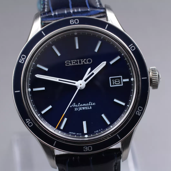 [N MINT]Box SEIKO Mechanical 6R15-02V0 SARG015 Blue Automatic Men's ...
